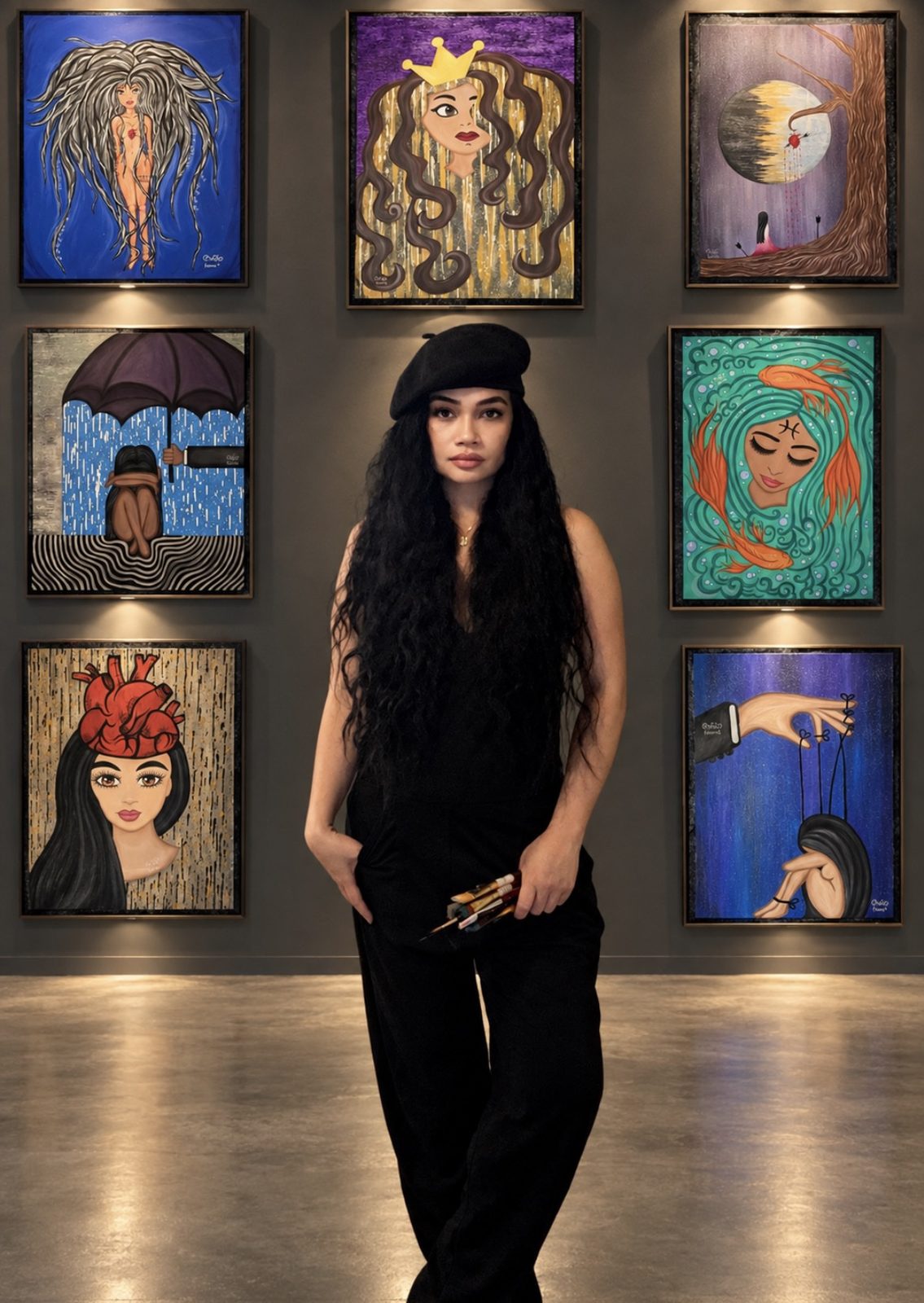 Karena Dolera, painter and poet